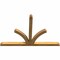 Ekena Millwork Richland Rough Sawn Timber Gable Bracket, Western Red Cedar, 84"W x 56"H x 4"D x 4"F, 16/12 Pitch GBW084X56X0404RIC00RWR - alternate 3